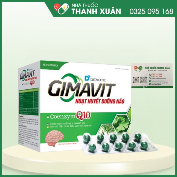 Devote Gimavit - Hỗ trợ hoạt huyết, tăng cường tuần hoàn và lưu thông máu não